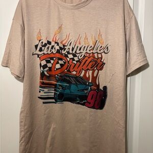 Los Angeles Drifter Graphic Tee - Tan